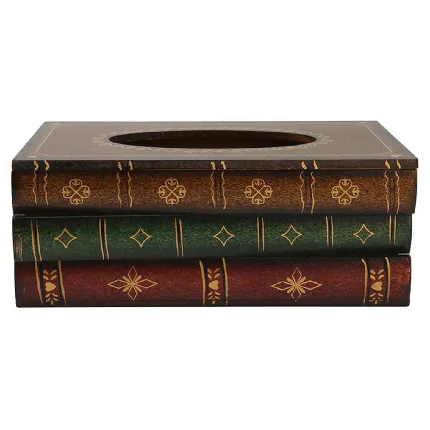 Vintage Book Tissue Box