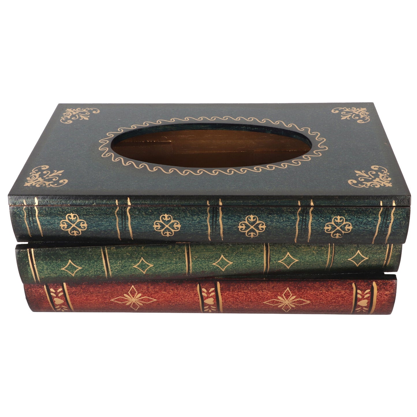 Vintage Book Tissue Box