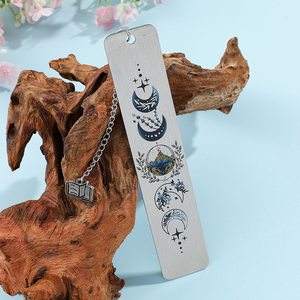 Moon Pattern Bookmark