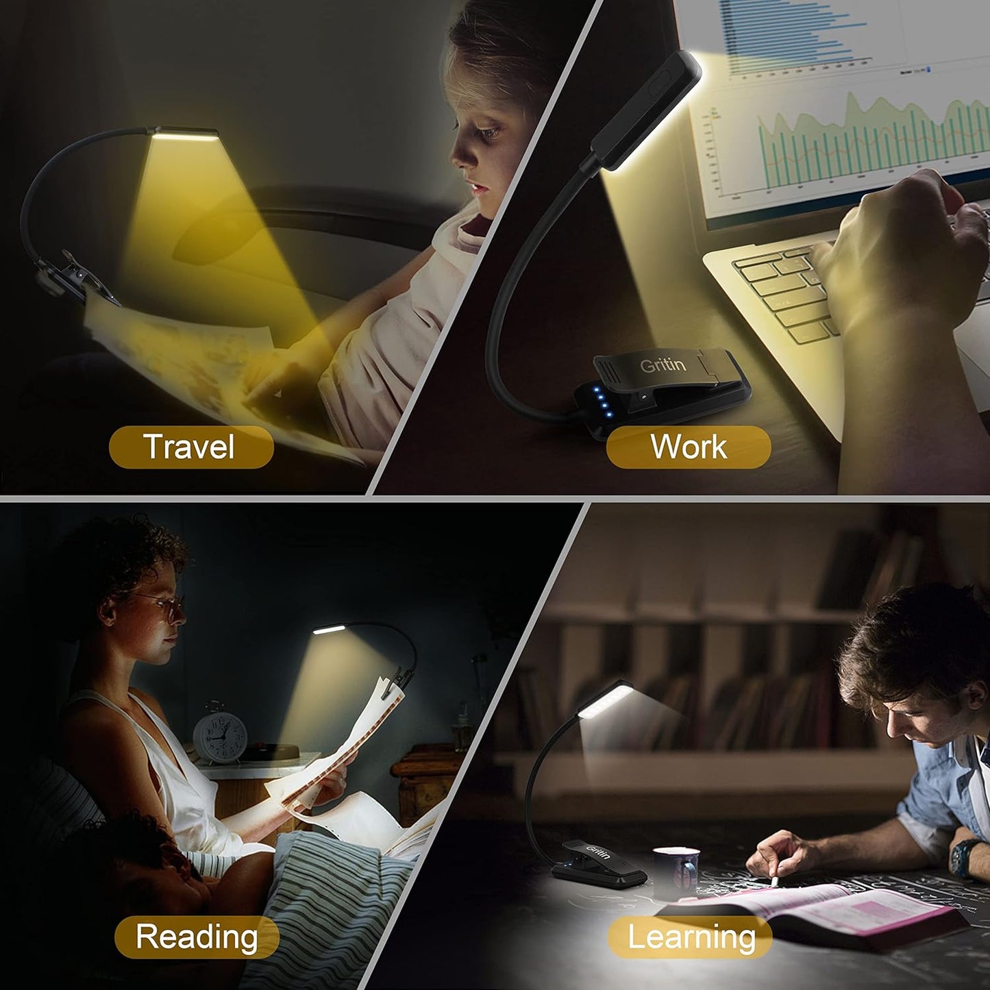 Rechargable Book Light