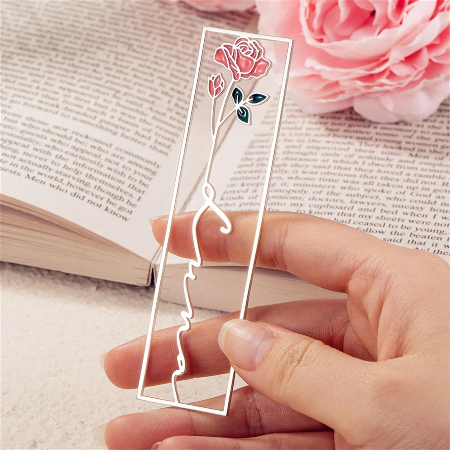 Custom Birth Flower Bookmark